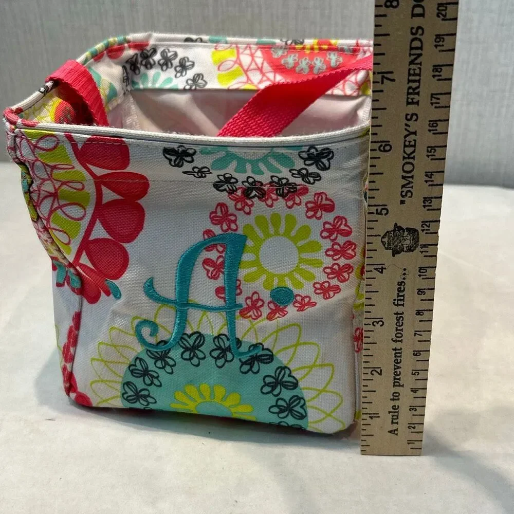 Thirty-One Little Carryall Caddy Mini Storage Bag Reindeer Organization